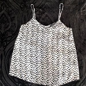 Atmosphere Black And White Women’s Top small adjustable straps